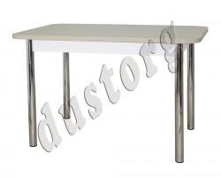 Кухонный стол на металлических ногах, пластик Бамбук